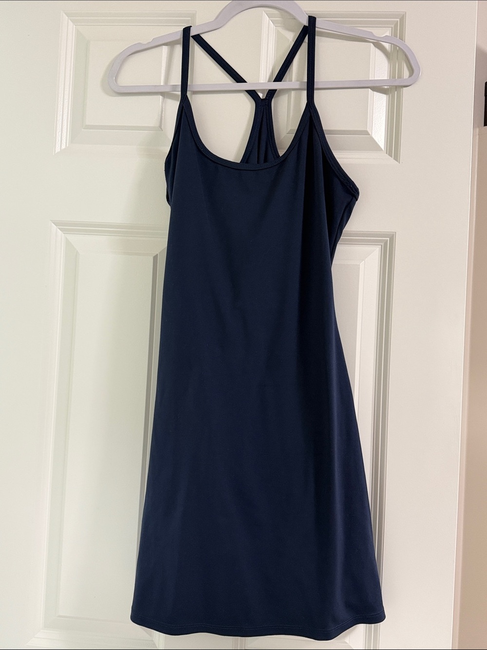 Quince Ultra-Soft Performance Dress Navy Blue sz XS PO Tennis Built-in Shorts